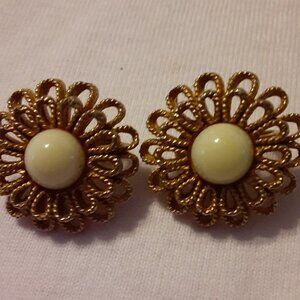 Clip-on Gold-toned  earrings